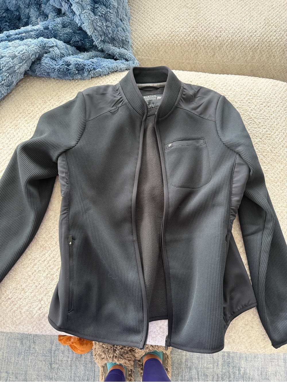 Women’s Black Fabletics Scrub Jacket